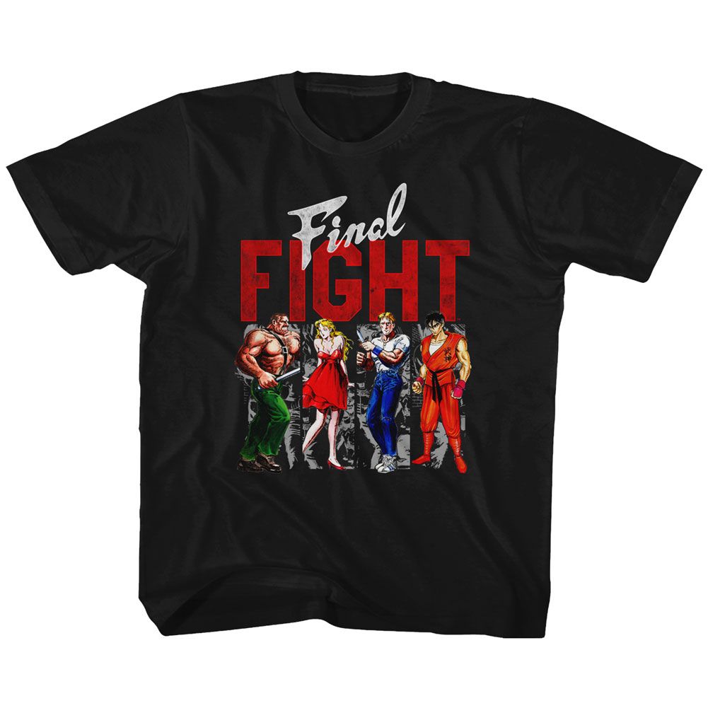 FINAL FIGHT Eye-Catching T-Shirt, PANELS