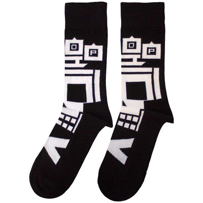 FIVE FINGER DEATH PUNCH Unisex Ankle Socks, Pixeled Skull