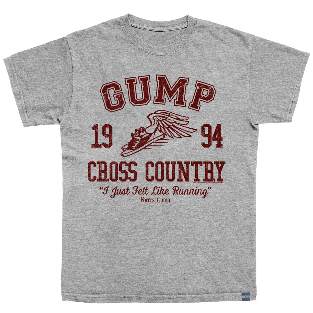 FORREST GUMP Made in USA T-Shirt, CROSS COUNTRY