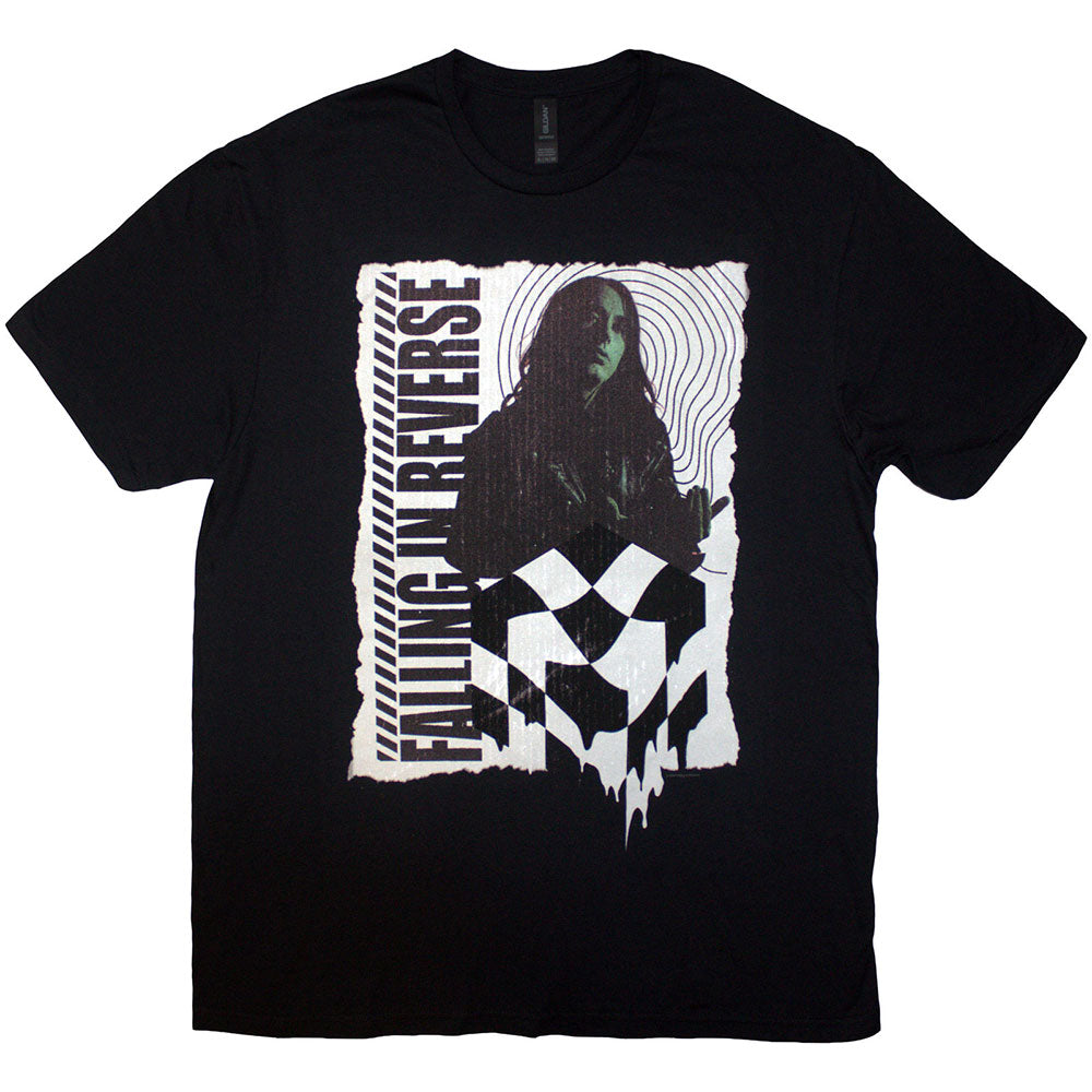 FALLING IN REVERSE Attractive T-Shirt, 21 Chequered