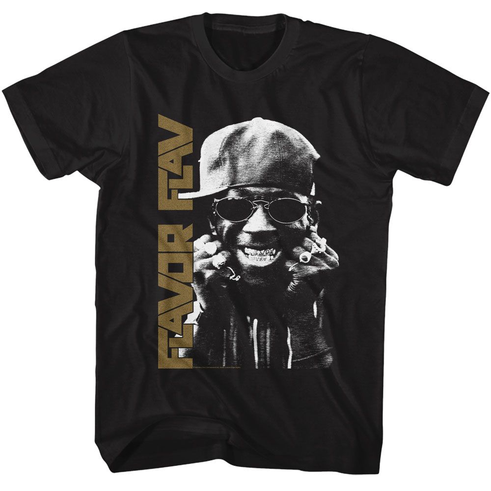 FLAVOR FLAV Eye-Catching T-Shirt, Smile