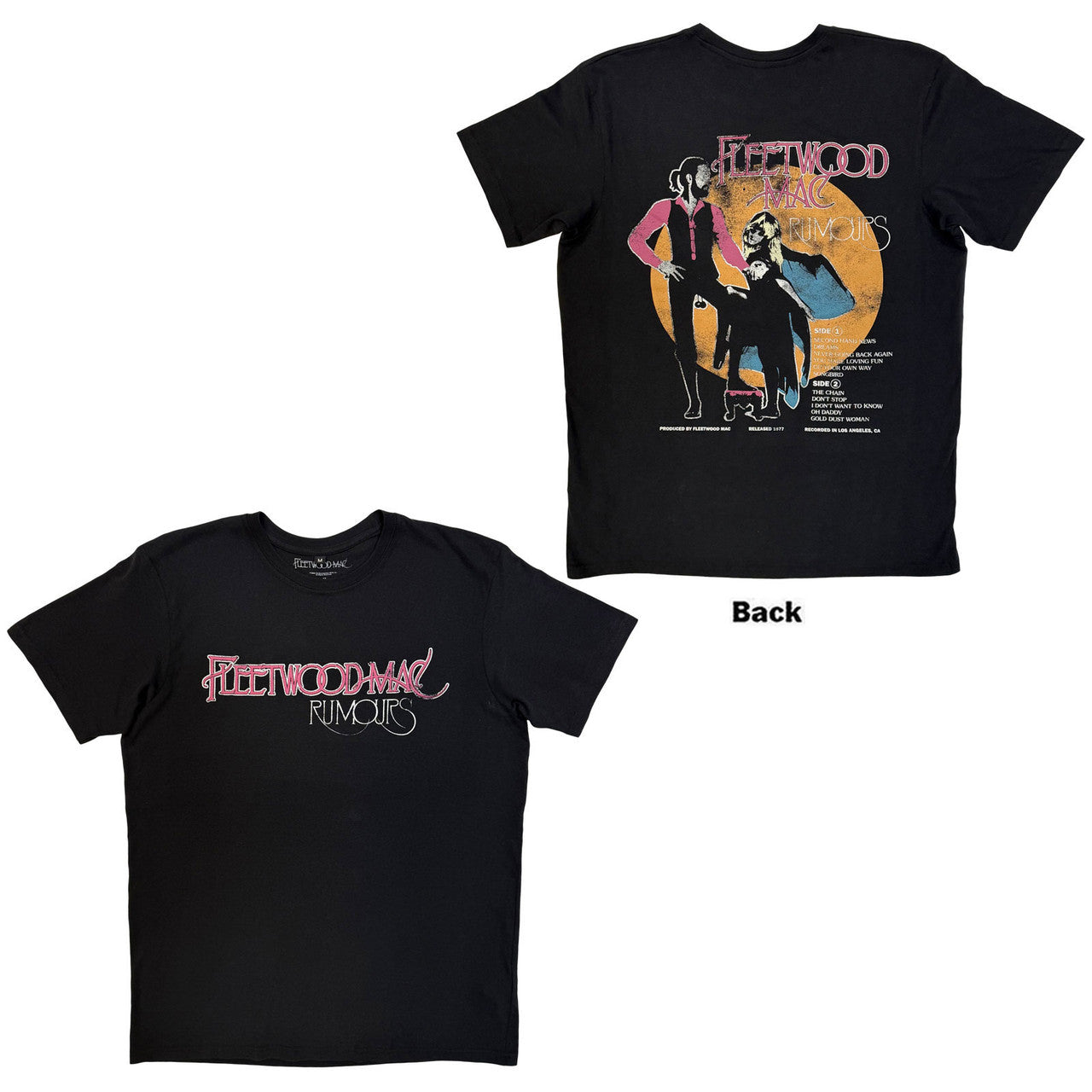 FLEETWOOD MAC Carbon T-Shirt, Rumours