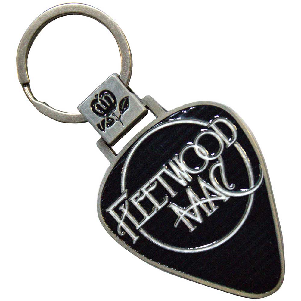 FLEETWOOD MAC Keychain, Classic Logo Plectrum