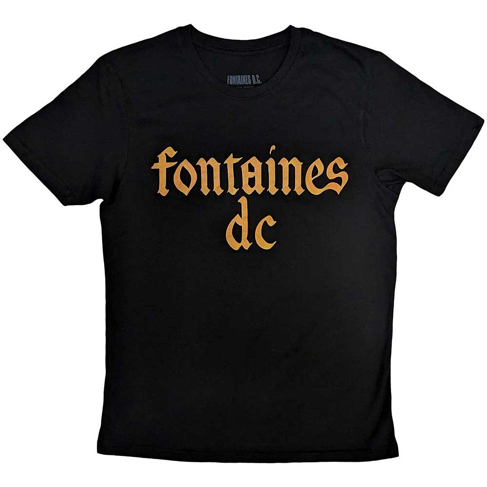 FONTAINES D.C. Attractive T-shirt, Gothic Logo