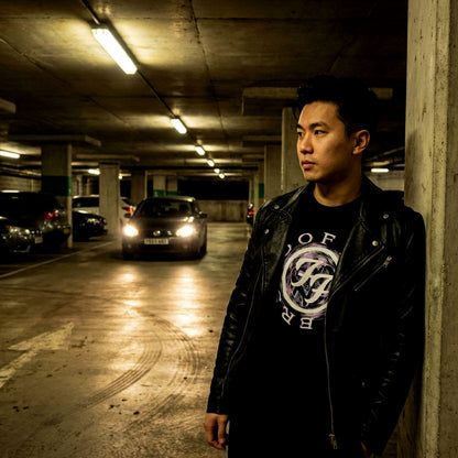 FOO FIGHTERS Carbon T-Shirt, Wheel Logo Shadow