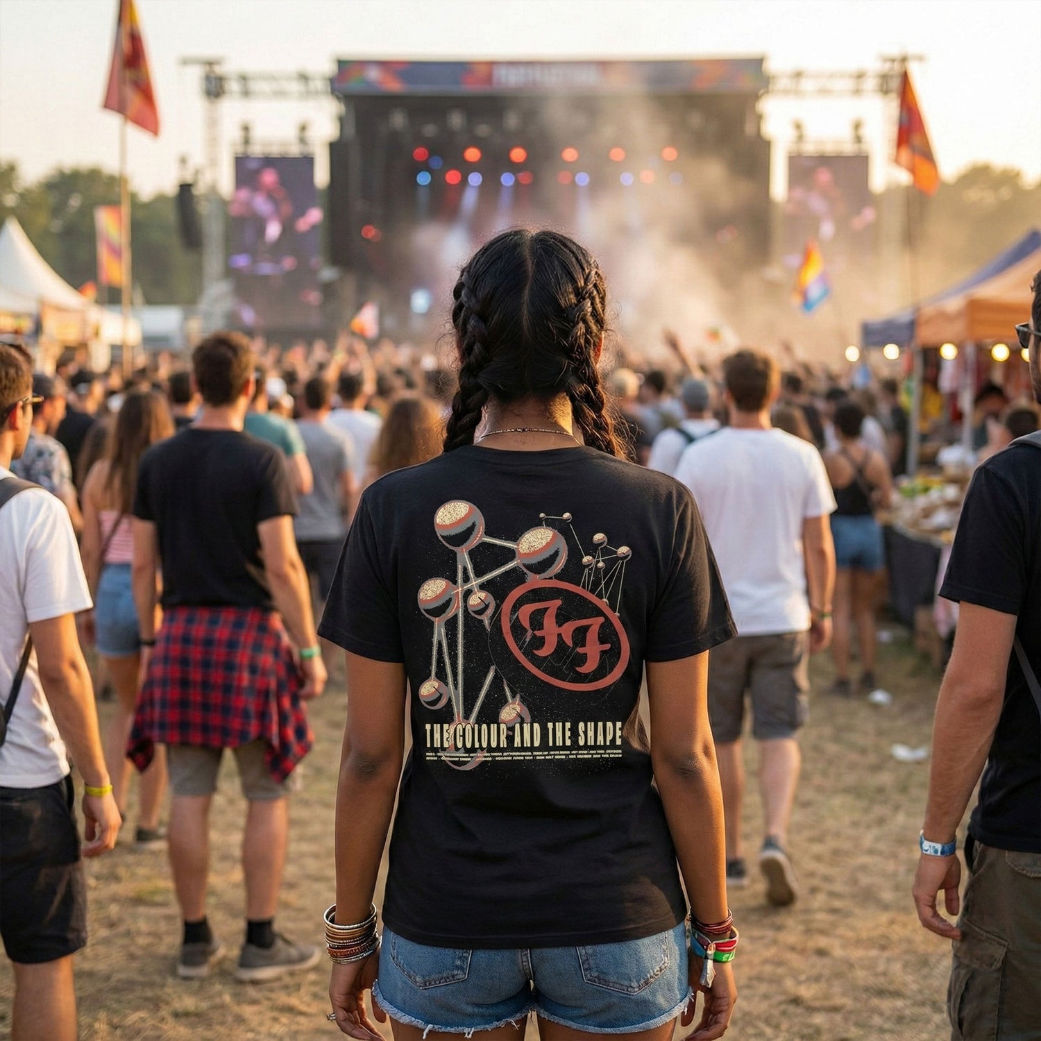 FOO FIGHTERS Carbon T-Shirt, The Colour &amp; The Shape