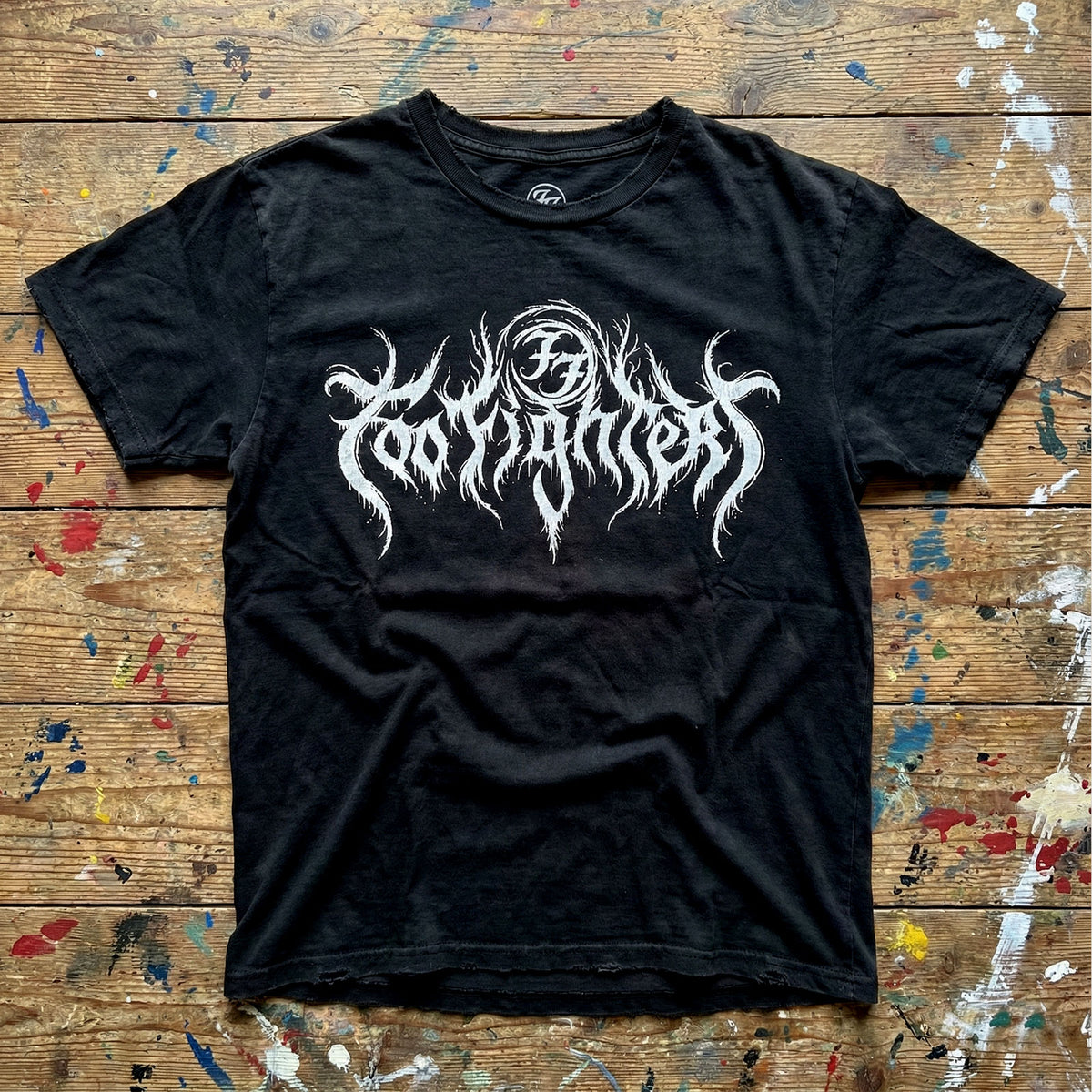 FOO FIGHTERS Carbon T-Shirt, Metal Logo