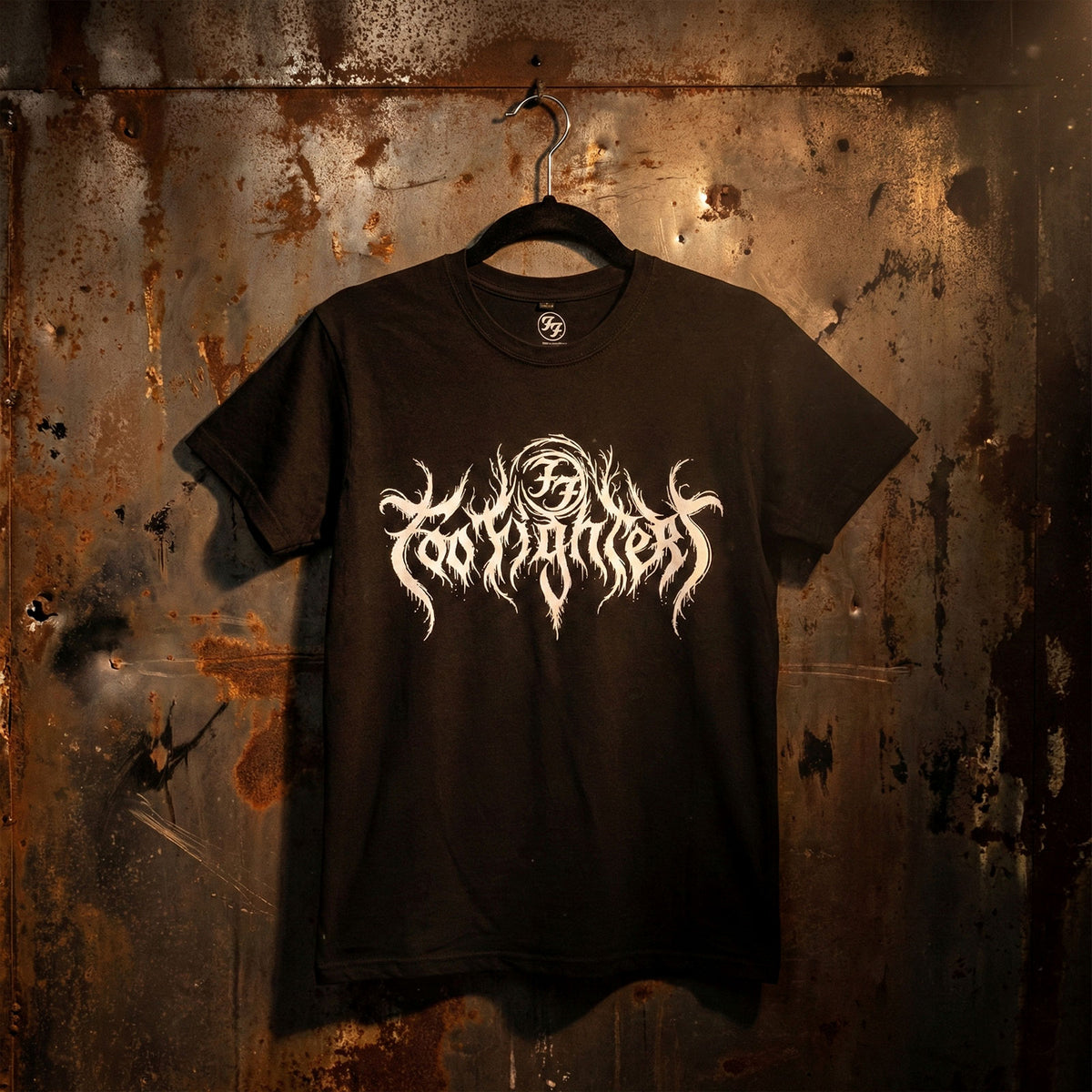 FOO FIGHTERS Carbon T-Shirt, Metal Logo