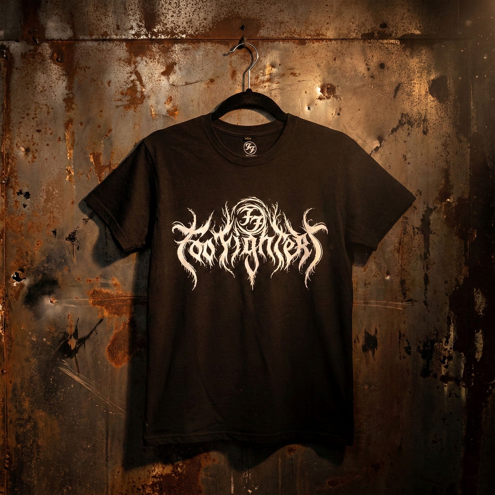 FOO FIGHTERS Carbon T-Shirt, Metal Logo