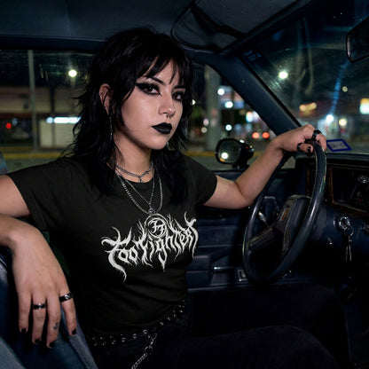 FOO FIGHTERS Carbon T-Shirt, Metal Logo