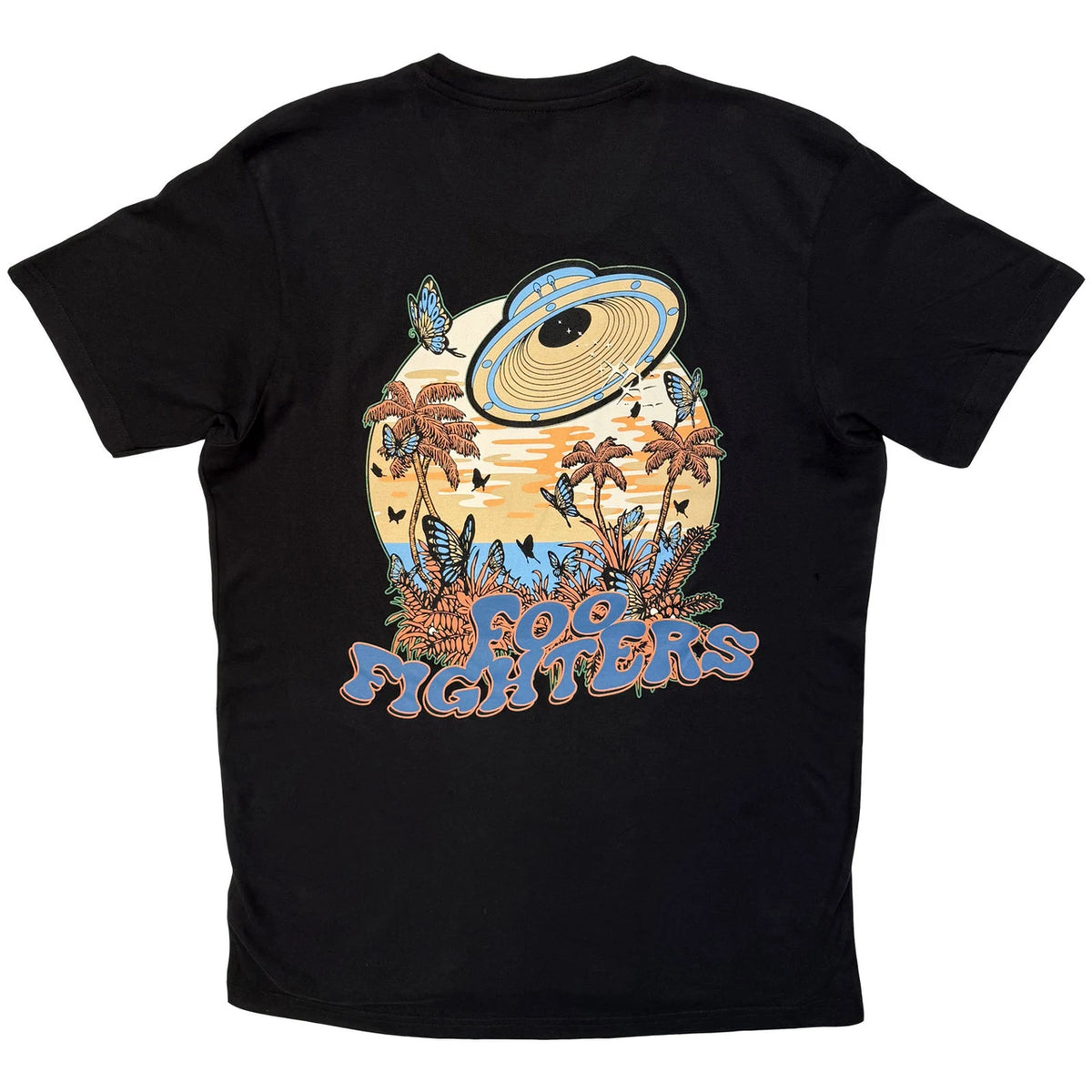 FOO FIGHTERS Carbon T-Shirt, Space Butterflies