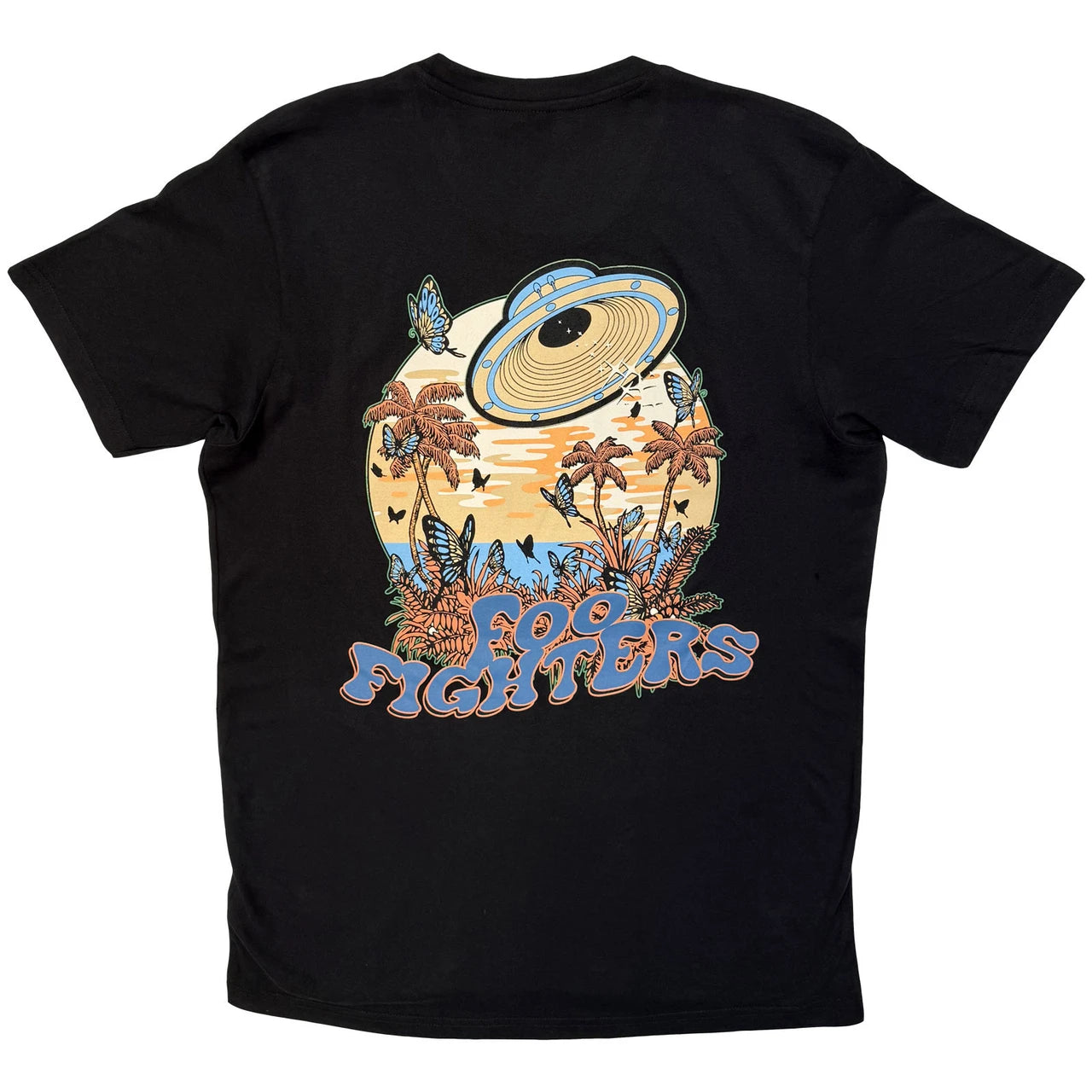 FOO FIGHTERS Carbon T-Shirt, Space Butterflies