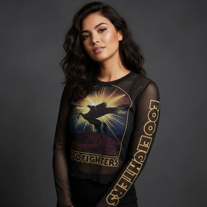 FOO FIGHTERS Attractive Crop Top, Pegasus