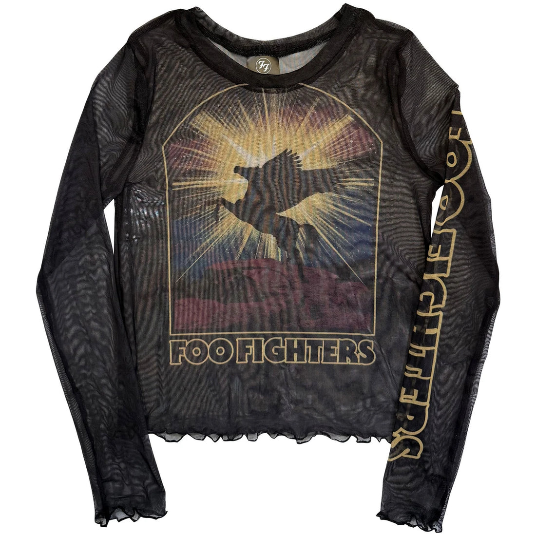 FOO FIGHTERS Attractive Crop Top, Pegasus