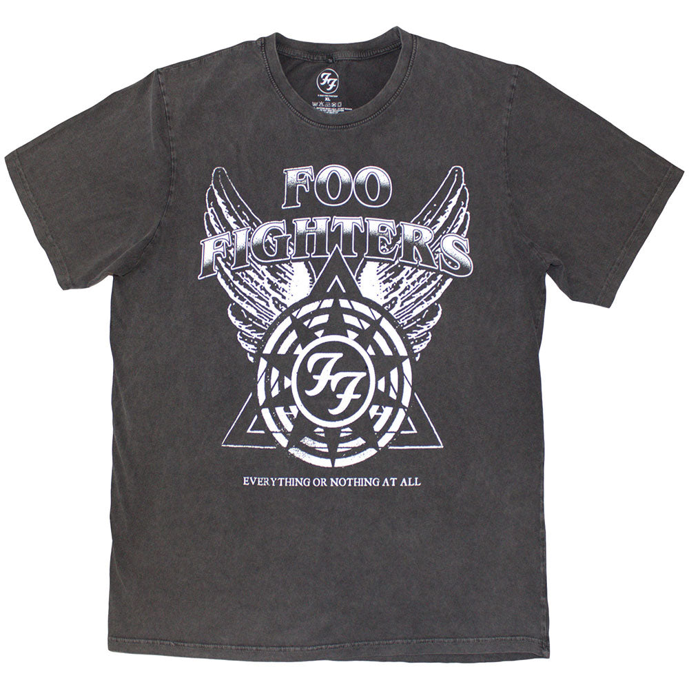 FOO FIGHTERS Stone Wash T-Shirt, EONAA Logo