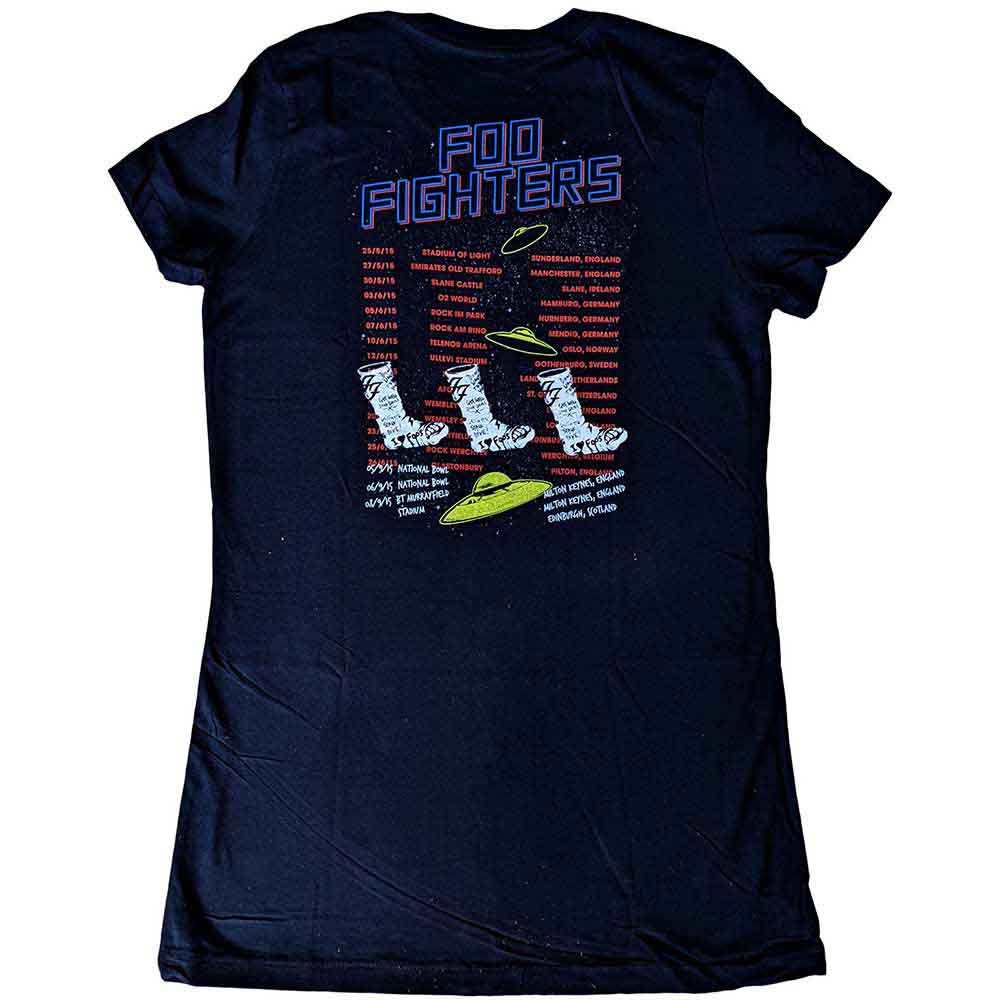 FOO FIGHTERS Attractive T-Shirt, Ufos 2015 European Tour