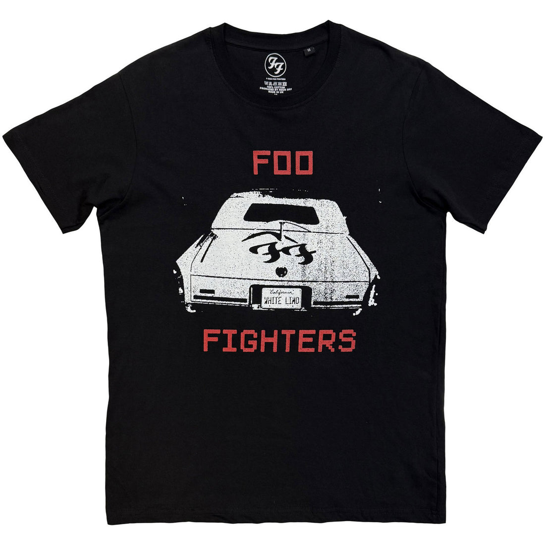 FOO FIGHTERS Attractive T-Shirt, White Limo