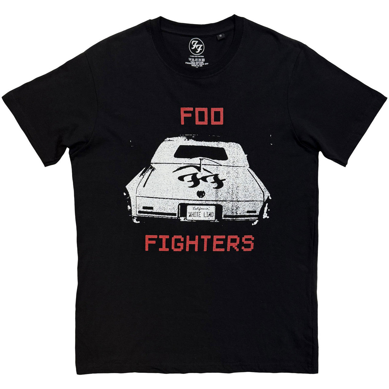 FOO FIGHTERS Attractive T-Shirt, White Limo