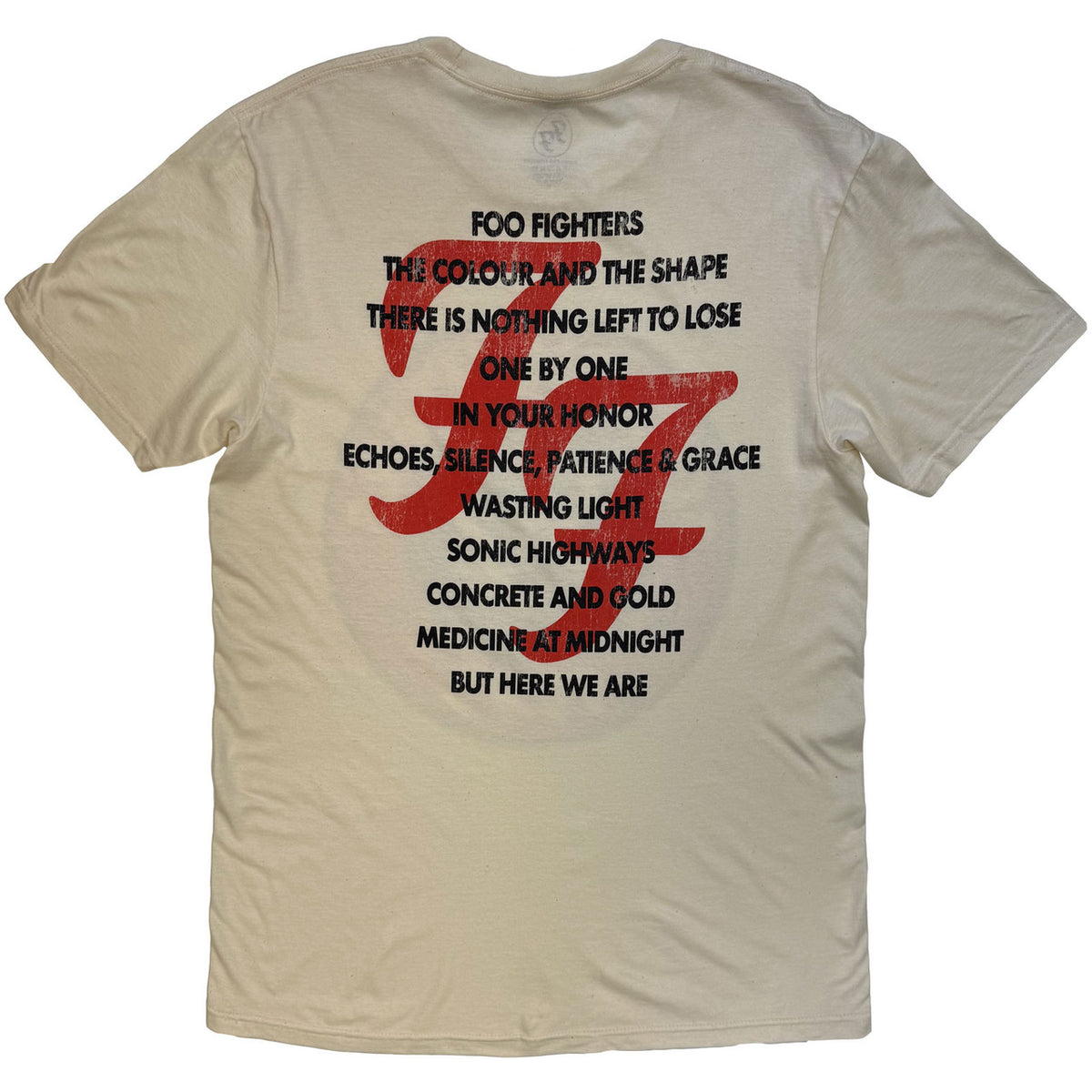 FOO FIGHTERS Attractive T-Shirt, 1995-2025 Albums