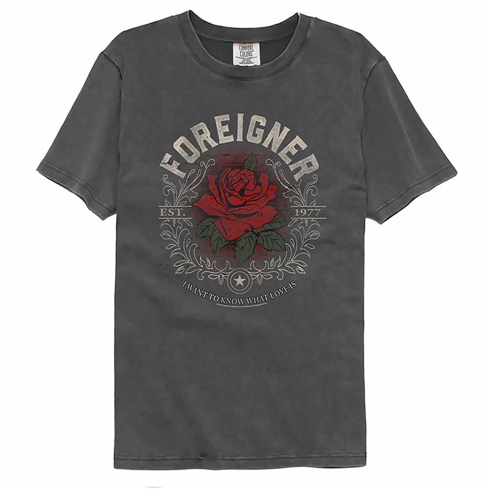 Foreigner Love Is Garment Dye T-Shirt