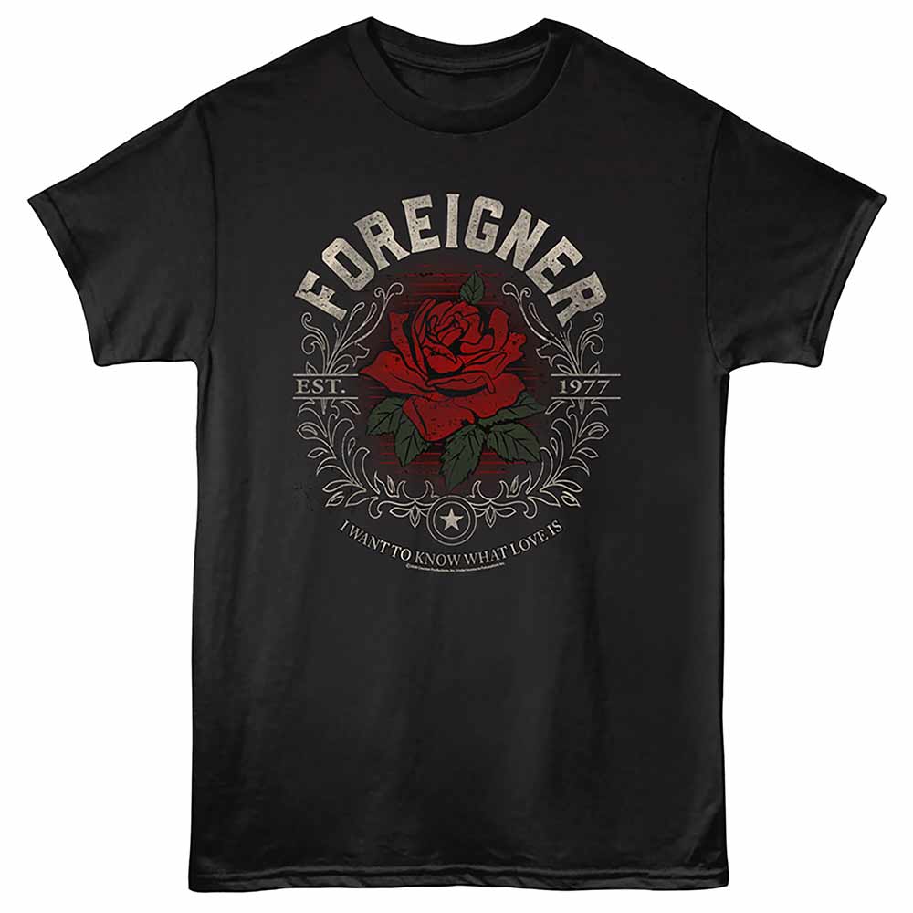 FOREIGNER Eye-Catching T-Shirt, LOVE IS