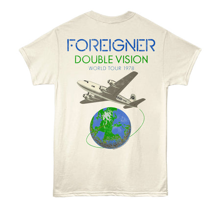 FOREIGNER Eye-Catching T-Shirt, DV WORLD TOUR