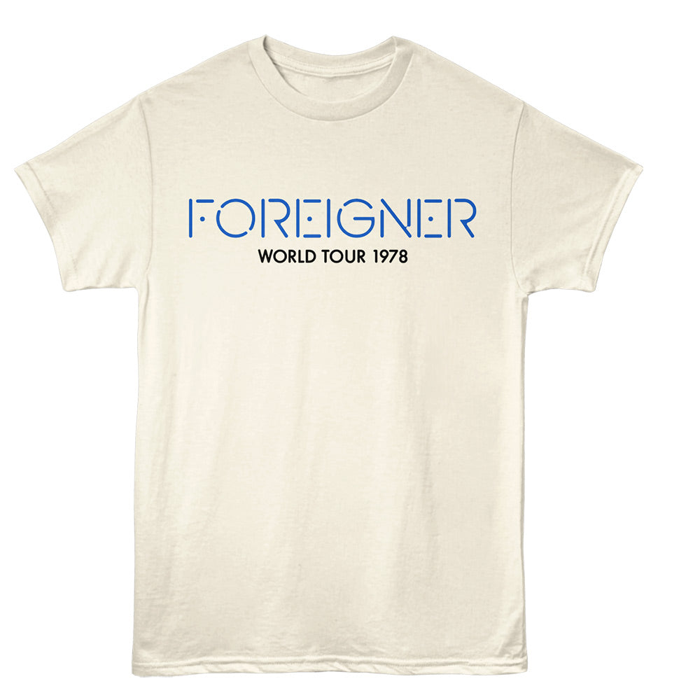 FOREIGNER Eye-Catching T-Shirt, DV WORLD TOUR