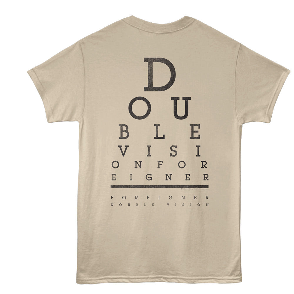 FOREIGNER Eye-Catching T-Shirt, EYE CHART