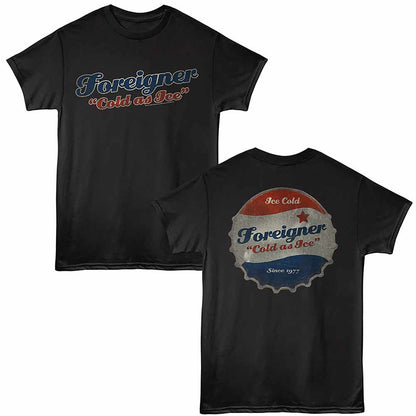 FOREIGNER Eye-Catching T-Shirt, COLD AS ICE