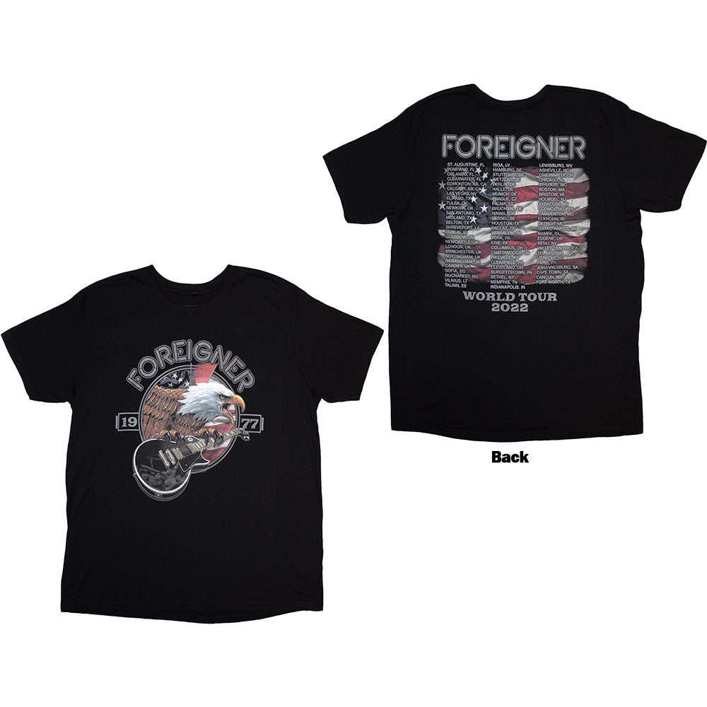 FOREIGNER Attractive T-Shirt, World Tour 2022