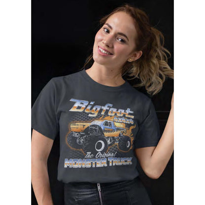 BIGFOOT Eye-Catching T-Shirt, FLAME TRUCK