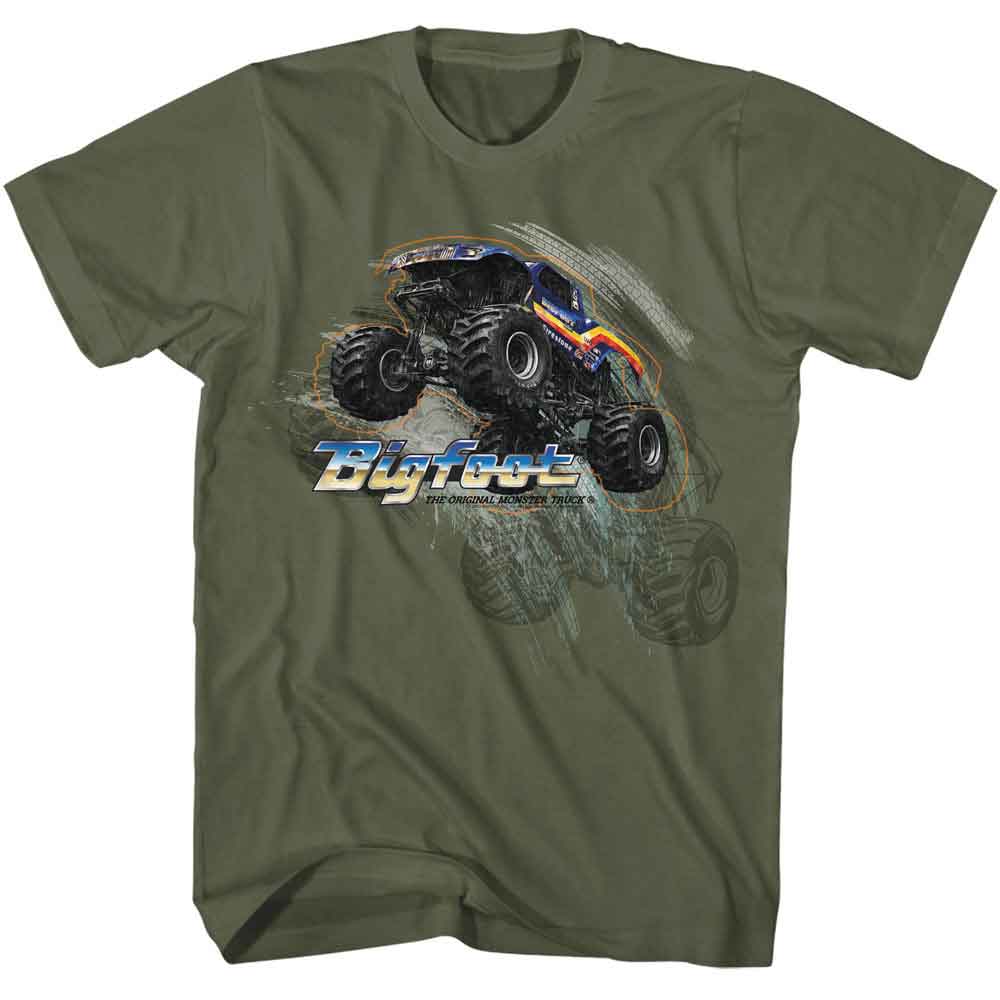 BIGFOOT Eye-Catching T-Shirt, TRUCK JUMP