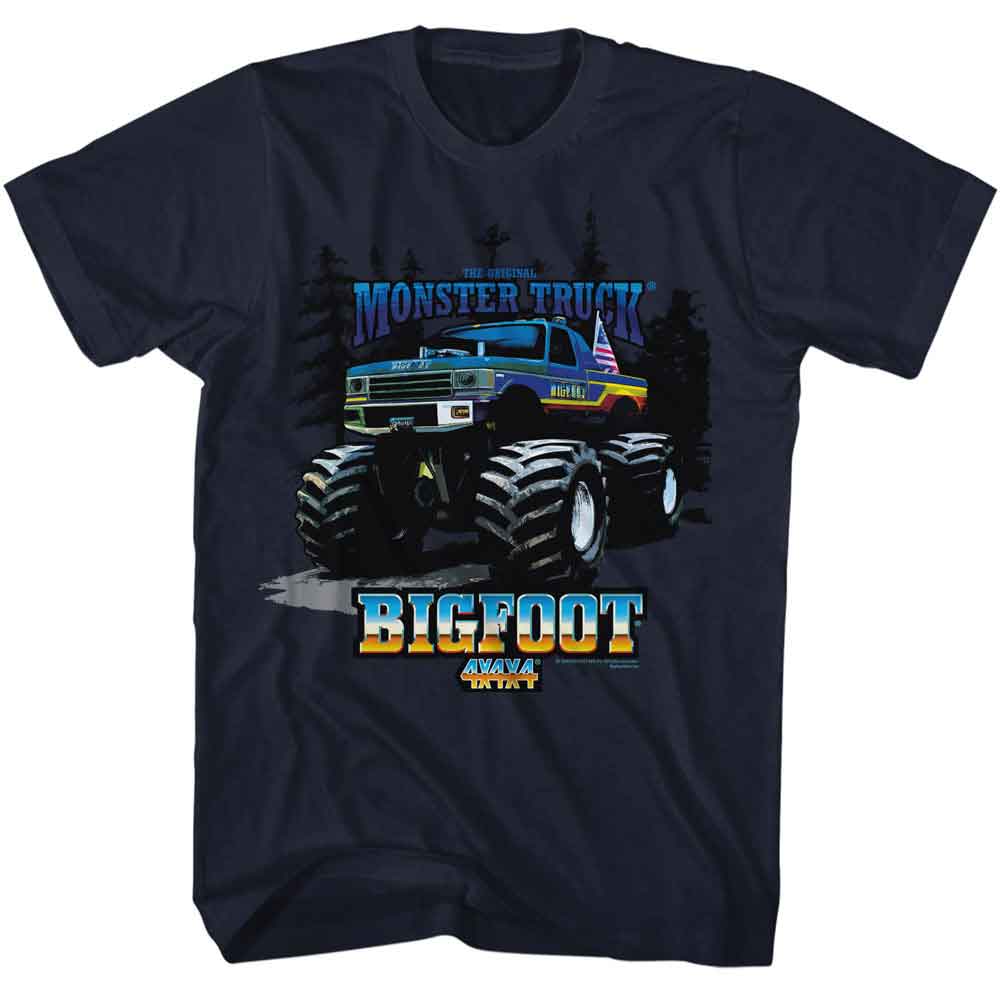 BIGFOOT Eye-Catching T-Shirt, TRUCK AND TREES