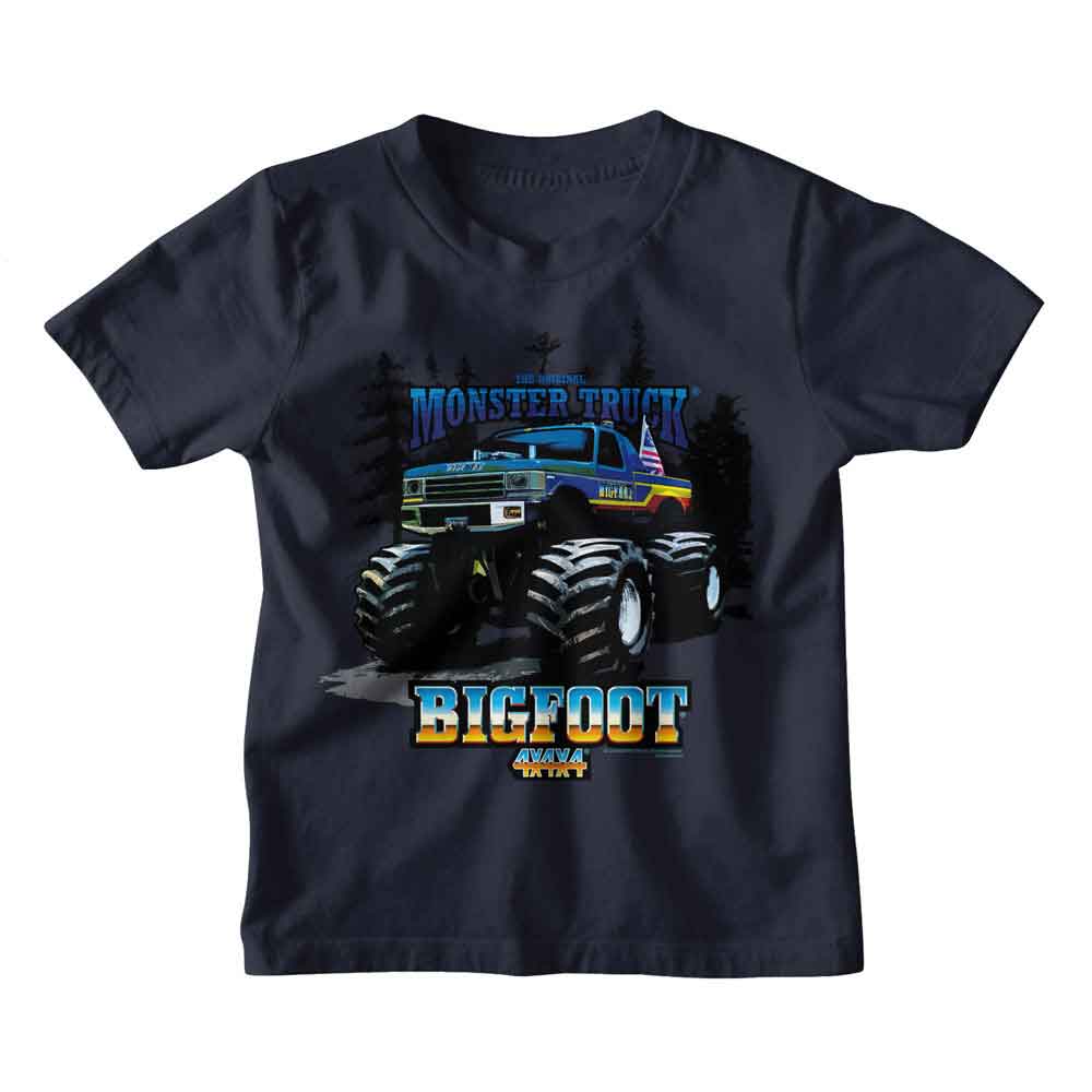 BIGFOOT Eye-Catching T-Shirt, TRUCK AND TREES