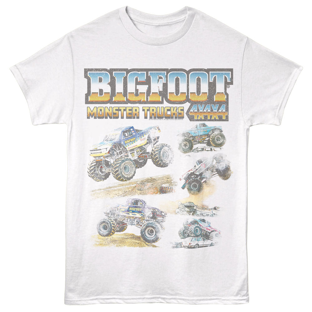BIGFOOT Eye-Catching T-Shirt, MULTI TRUCKS