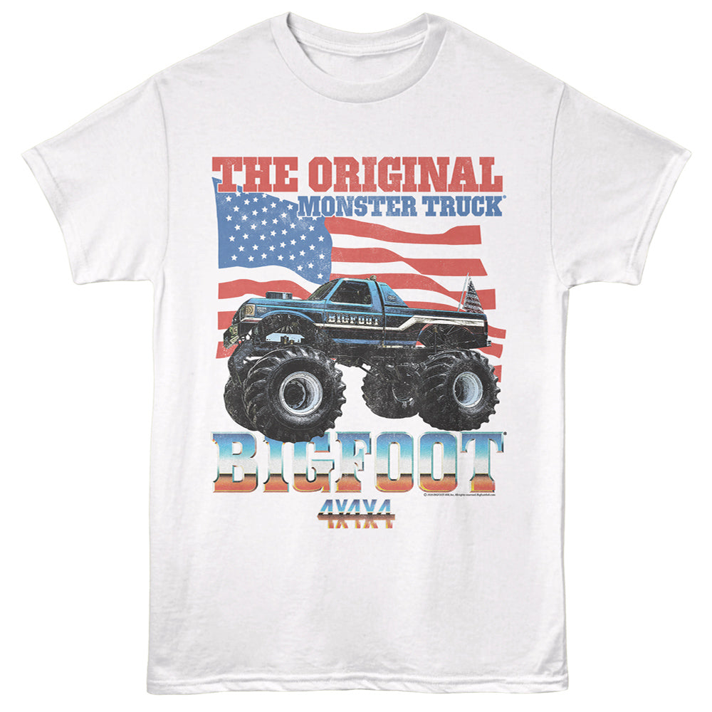 BIGFOOT Eye-Catching T-Shirt, FLAG