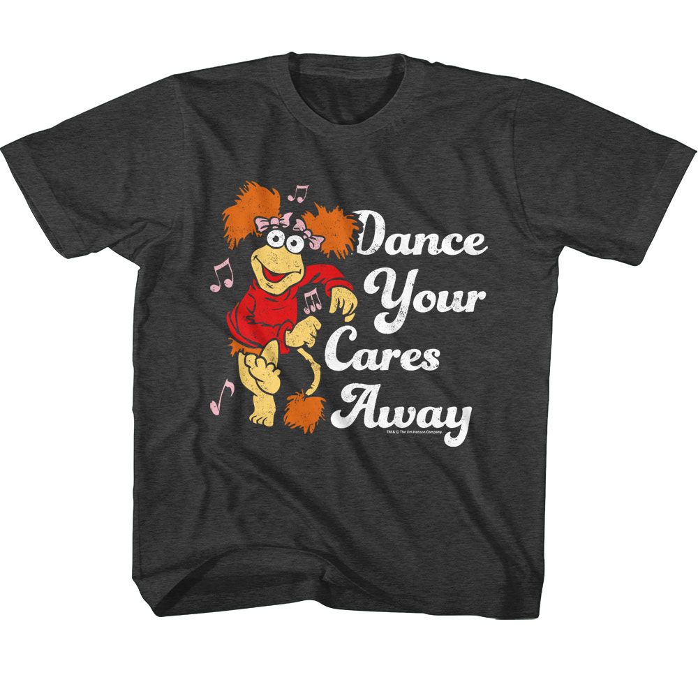 FRAGGLE ROCK Eye-Catching T-Shirt, DANCE YOUR CARES AWAY