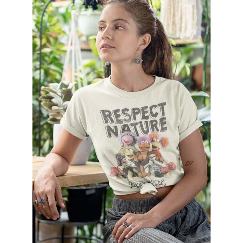 FRAGGLE ROCK Eye-Catching T-Shirt, Respect Nature