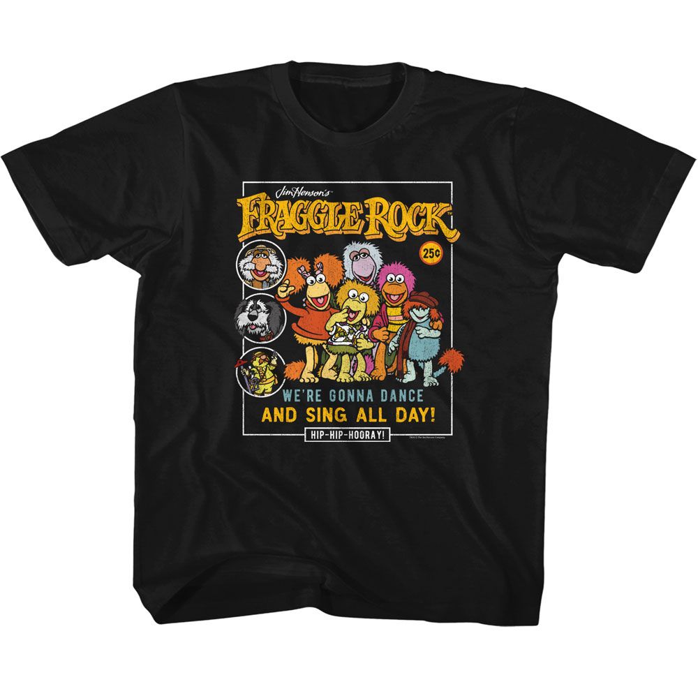 FRAGGLE ROCK Eye-Catching T-Shirt, FRAGGLE ROCK COMIC COVER STYLE