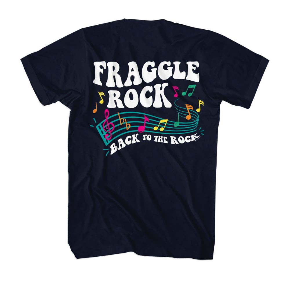 FRAGGLE ROCK Eye-Catching T-Shirt, Music Notes