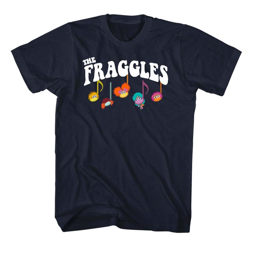 FRAGGLE ROCK Eye-Catching T-Shirt, Music Notes