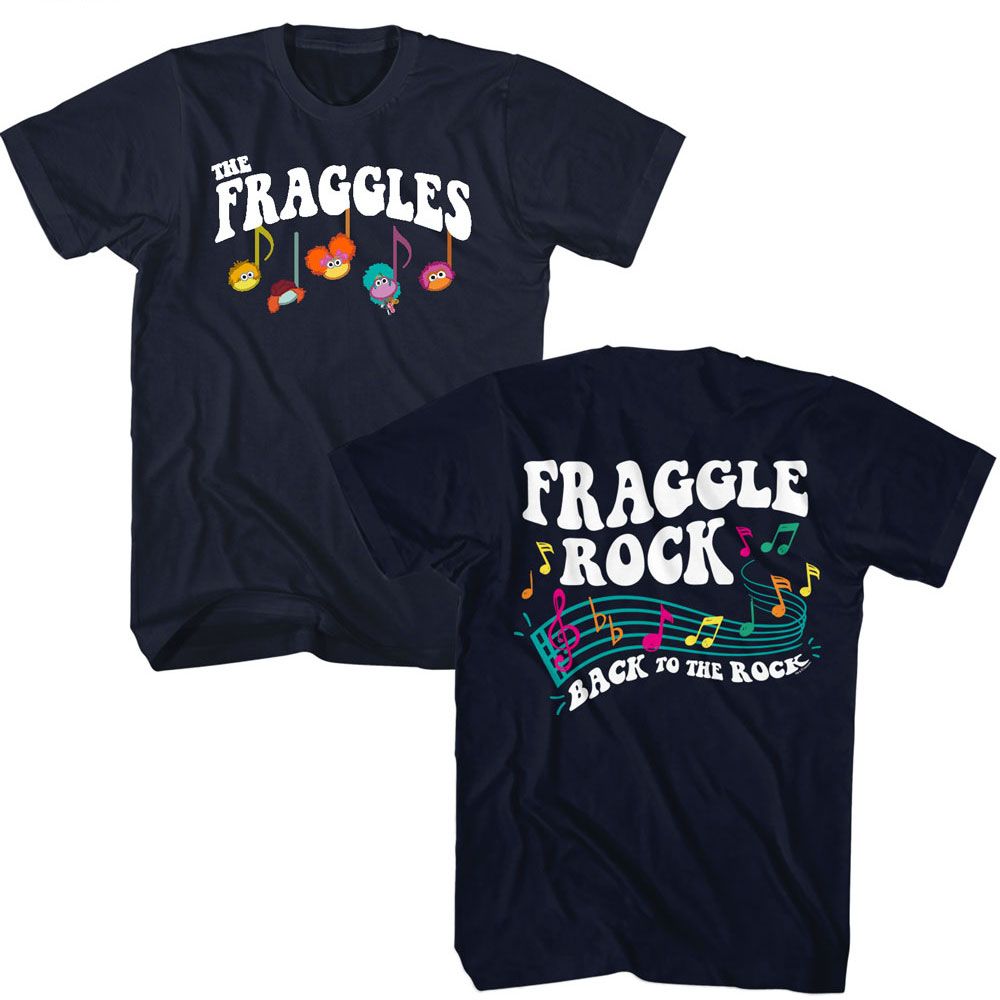 FRAGGLE ROCK Eye-Catching T-Shirt, Music Notes