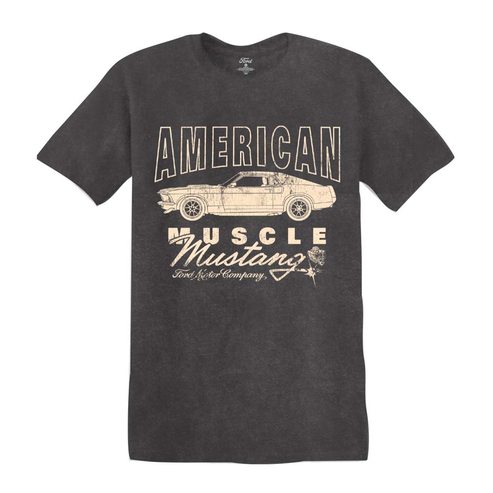 FORD Pigment Dyed T-Shirt, American Muscle