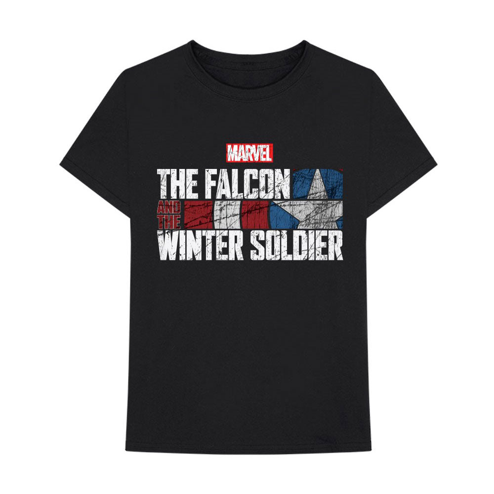 MARVEL COMICS Attractive T-shirt, Falcon &amp; Winter Soldier Text Logo
