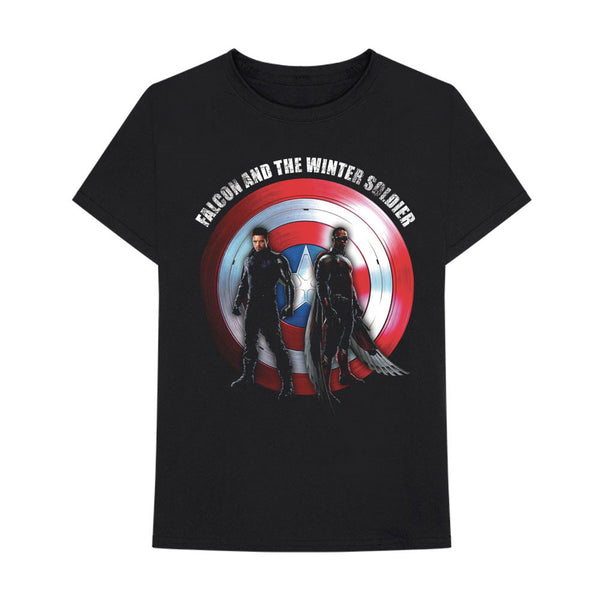 MARVEL COMICS Attractive T-shirt, Falcon & Winter Soldier Shield Logo