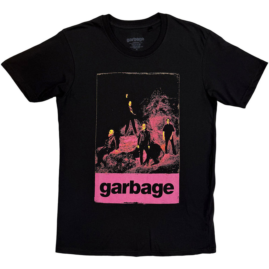 GARBAGE Attractive T-Shirt, Neon Band