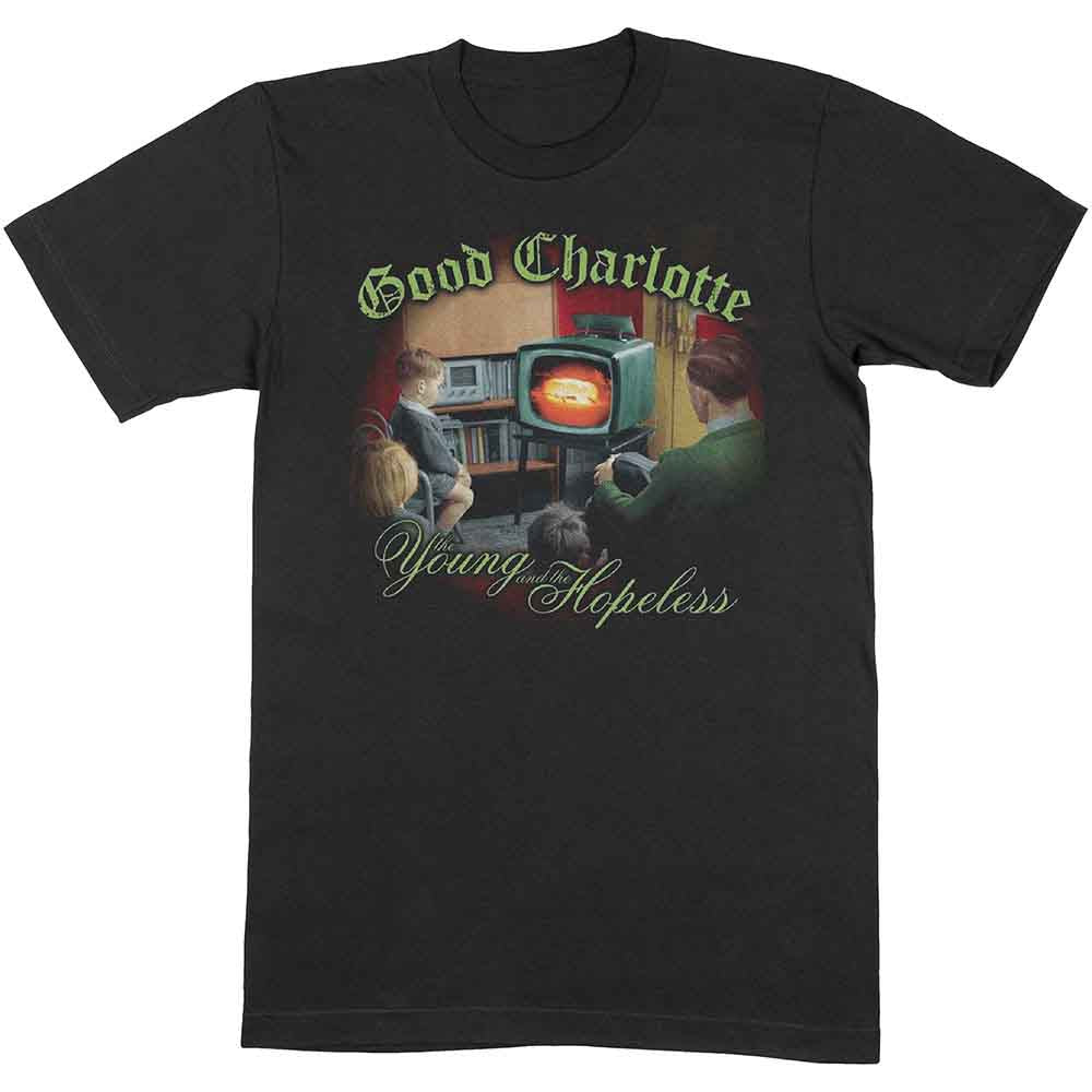 GOOD CHARLOTTE Attractive T-shirt, Young &amp; Hopeless