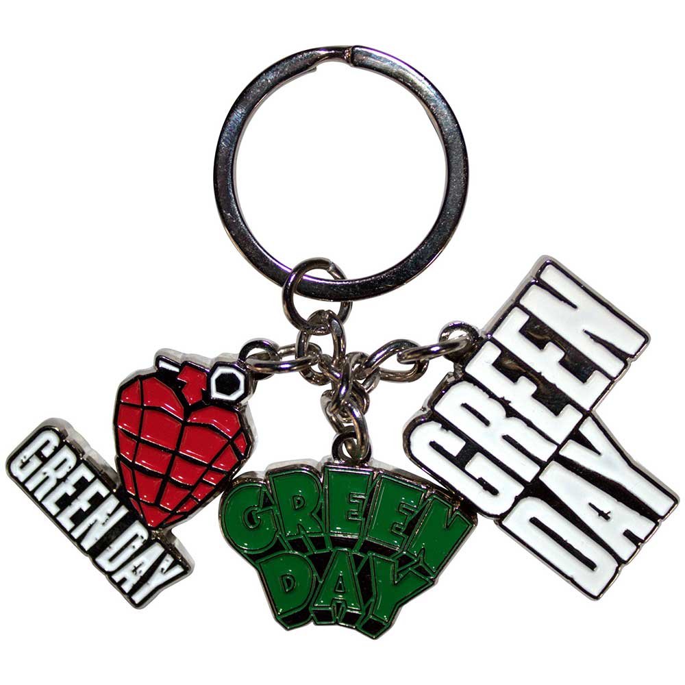 GREEN DAY Keychain, Logo Charms