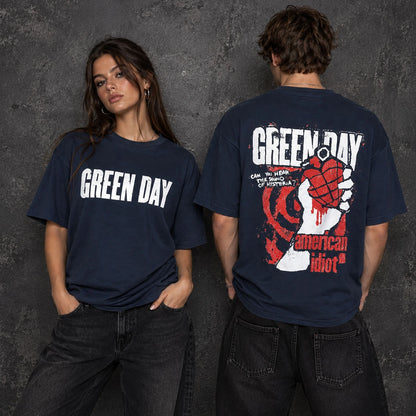 GREEN DAY Premium T-Shirt, American Idiot Grenade