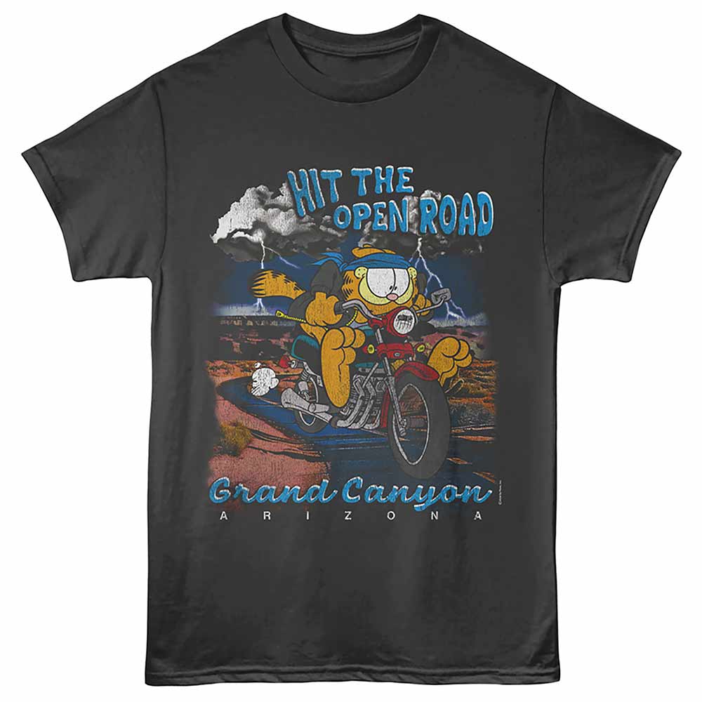 GARFIELD Eye-Catching T-Shirt, OPEN ROAD GRAND CANYON